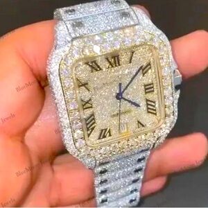 Whatsapp contact info for iced out moisannite watch